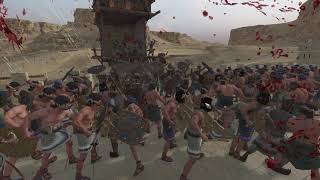 Pharaoh TW Siege Replay Sea PeopleWalwetes Vs CanaaniteBotrys Featuring Campbell The Toast 1 [upl. by Hagile441]