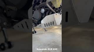 Beta version Kawasaki KLR 650 2223 crash bars and skid plate by Outback Motortek klr650 [upl. by Ik]