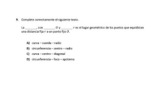 Pregunta 9 Matemáticas Guía EXACER COLBACH 2024 [upl. by Adnorahs]