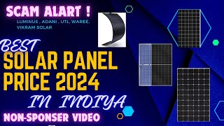 The Ultimate Solar Panel Price Guide for 2024बेहतर सोलर पैनल 2024 गस्त के शाट [upl. by Akemhs247]