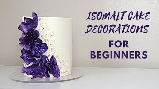 ISOMALT Cake Decorations for BEGINNERS  Simple MODERN Cake Cake Decorating Tutorial [upl. by Nojad]