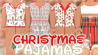 aesthetic roblox christmas pajamas WITH CODES  LINKS [upl. by Aala697]