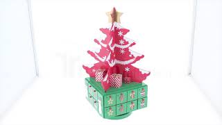 Calendario dellAvvento Albero girevole 20x41 cm [upl. by Combe]