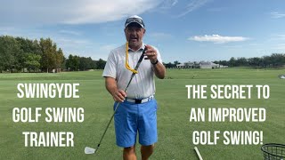 Swingyde Golf Swing Trainer  The Secret to Improved Golf Swing [upl. by Sueaddaht355]