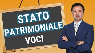 Stato Patrimoniale Voci scopriamole insieme [upl. by Esila]