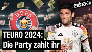 EM 2024 Deutschland zahlt UEFA lacht  extra 3 vom 16052024  NDR [upl. by Garfinkel585]