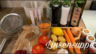 Orientalische Linsensuppe Vegan [upl. by Torrance162]