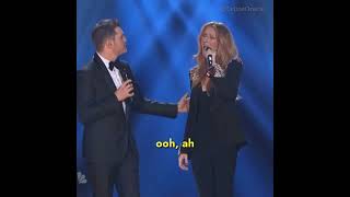 Celine Dion amp Michael Buble sing the ULTIMATE Christmas duet [upl. by Liss]