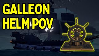 Sea of Thieves Galleon Hourglass PvP Helm POV [upl. by Ialocin]