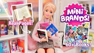 ZURU 5 Surprise Mini Brands BOOKS Are They Barbie Doll Size 21 Capsule Unboxing [upl. by Ytte]