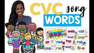 CVC Words  Learn to Read  officialalphablocks [upl. by Euqina]