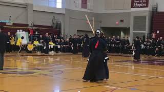 2024 26th Annual Detroit Open Kendo Tournament Senior Sumi vs Akagi [upl. by Aserehtairam166]