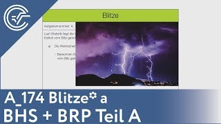 Baumdiagramme für BHSBRP Zentralmatura Mathematik BifieBMB Aufgabenpool Mathematik A174 Blitze [upl. by Aicatan]