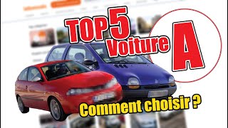 LES 5 MEILLEURES VOITURE jeune Permis à 2000e [upl. by Eeleak388]