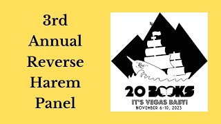 20Books Vegas 2023 Day 1 – 3rd Annual Reverse Harem Panel [upl. by Inness]