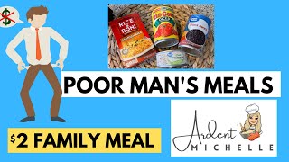 POORMANS MEALS  WHAT TO EAT WHEN YOURE BROKE  EPISODE 2 [upl. by Marysa60]