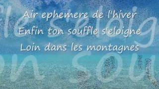 Caresse sur LOcean Lyrics [upl. by Duer]