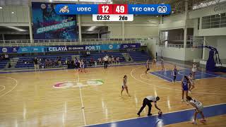 BASQUETBOL FEMENIL  Universidad de Celaya VS Tec Campus QRO [upl. by Sacul]