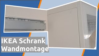 Ikea Schrank Wandmontage [upl. by Burchett]