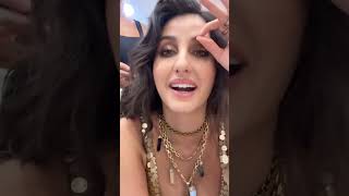 Nora Fatehi VIRAL video is about travelling to 3 countries in 10 days norafatehi bollywood shorts [upl. by Voltmer505]