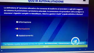 Alternanza Scuola Lavoro Quiz di autovalutazione modulo 4 [upl. by Asaret]