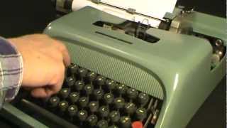 Restore Vintage Manual Typewriter UNDERWOOD OLIVETTI STUDIO 44 repair [upl. by Yllrebmik379]