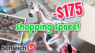 Huge Schleich Horse Unboxing Haul Schleich Shopping Spree [upl. by Ddart]