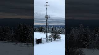 Winter at Black Forest Hornisgrinde 1164m blackforest winter schwarzwald [upl. by Reg76]