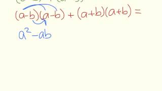 Réduction dexpressions algébriques comprenant une double distributivité [upl. by Yoshiko]