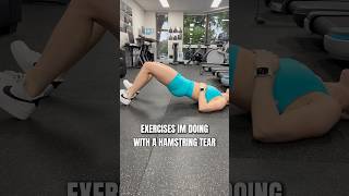 Hamstring tear leg workout🍑 full video up now🎥 [upl. by Gingras633]