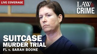 LIVE Suitcase Murder Trial — FL v Sarah Boone — Motions Hearing [upl. by Ellennad]