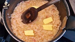 Risotto allo Champagne  È sempre un ottima scelta per un Natale anni 80 [upl. by Ellohcin]