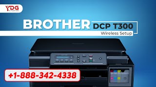 Brother DCP T300 Wireless Setup [upl. by Lurlene677]