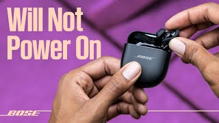 Bose Earbuds Will Not Power On – How to Fix [upl. by Sihon]