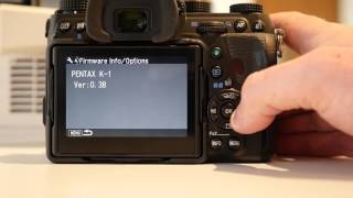 Pentax K1 Menus Options [upl. by Aislehc]