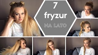 FRYZURY NA LATO DLA DŁUGICH WŁOSÓW 👸☀ [upl. by Daisi]