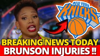 URGENT NEW YORK KNICKS NEWS BRUNSON INJURY UPDATES AND NOW SHOULD WE SPARE HIM [upl. by Arabelle]