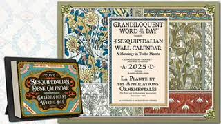 Grandiloquent Word of the Day 2025 Calendars [upl. by Hanimay278]