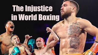 The Injustice in World Boxing Lomachenkos Controversial Losses [upl. by Christiansen937]