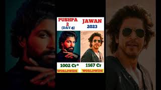 Pushpa 2 vs Jawan movie comprise end box office collections would wide collections pushpa2 jawan [upl. by Worlock]