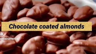 Easy 2mins Chocolate coated Almonds [upl. by Elijah]