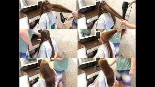 Hair care Forced Part 2 drying hair BeginnerRapunzel Trailer [upl. by Atekehs]