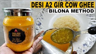 Himalayan Natives A2 Gir Bilona Cow Ghee Unboxing Review In Hindi [upl. by Nissa904]