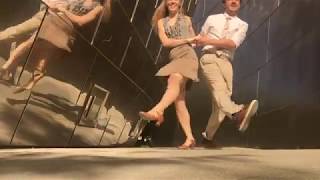 Disney Concert Hall  Collegiate Shag Swing Dancing [upl. by Marella]