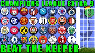 Champions League Extra 9  Beat The Keeper Marble Race  Marble Race King [upl. by Akoek]