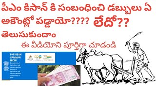 How to check pm kisan payment status in teluguhow to check pm kisan amount credit in telugunsonline [upl. by Iniffit]