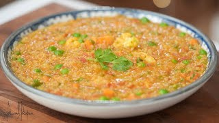 Hari Mungi Dal and Dalia di Healthy and Tasty Khichdi [upl. by Gamal]