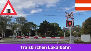 Železniční přejezdBahnübergang Traiskirchen Lokalbahn A  28102023 [upl. by Ahsilad741]