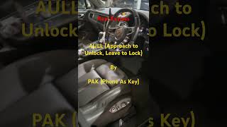 AULL by PAK A true Keyless Life Just use your smartphone as your car key Available for all models [upl. by Zitah]