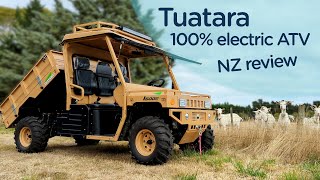 Tuatara e1500  Electric ATV review [upl. by Llecram]